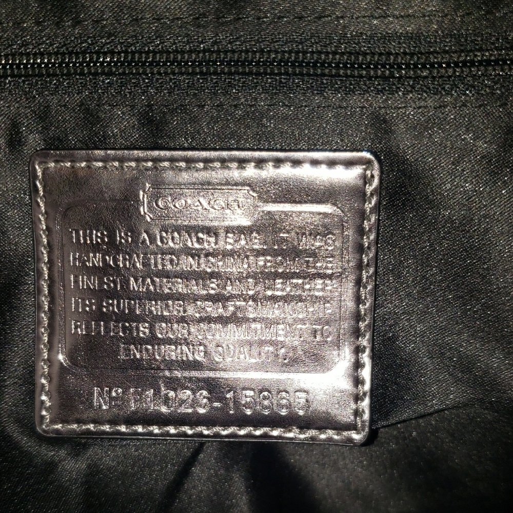 Coach Poppy Monogram Signature Tote - Picture 8 of 10